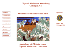 Tablet Screenshot of kholmatov-ausstellung.eeb-goe.de